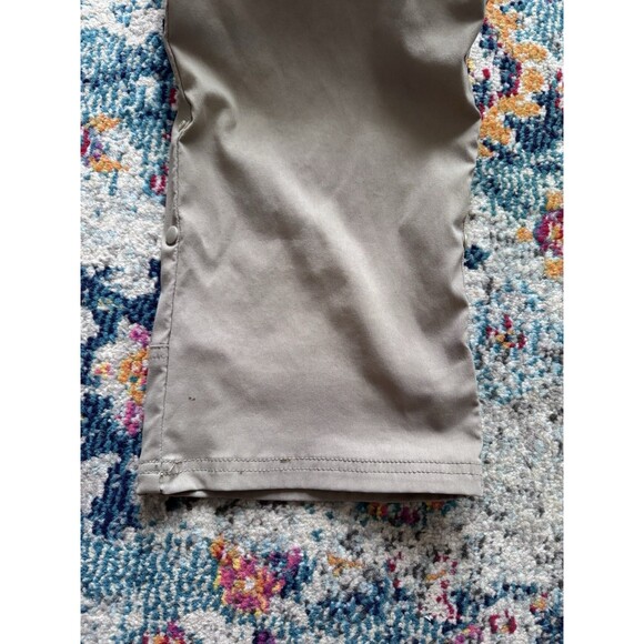 prAna Stretch Zion Pants Size Medx30L Khaki Nylon Pockets‎ Roll Up Leg Hiking - Picture 10 of 10
